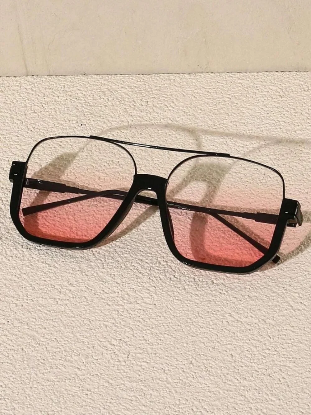 Oversized Square Aviator Sunglasses for Women & Men - Retro 70s Style, UV
